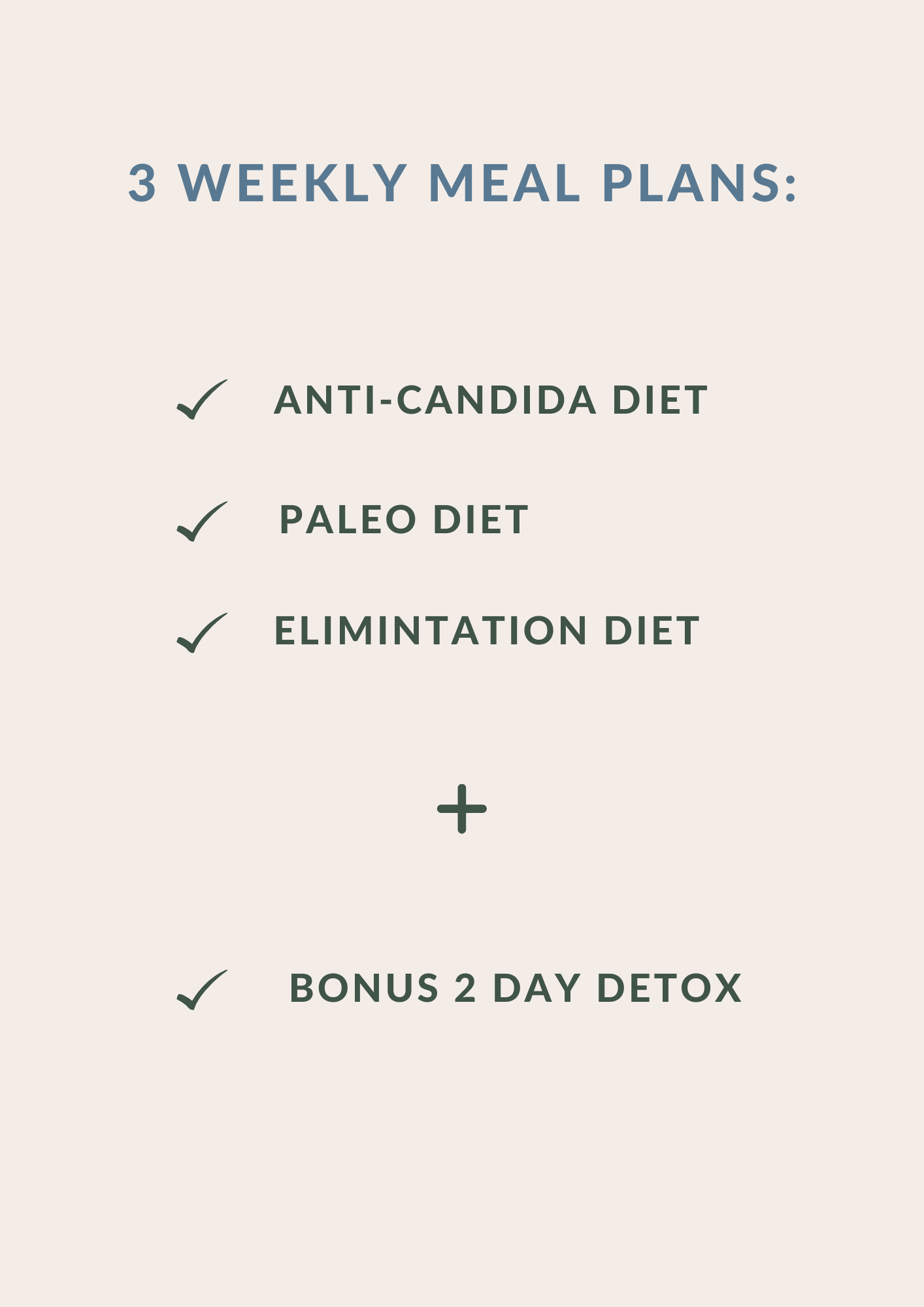 Lichens sclerosis roadmap for women - list of meal plans included