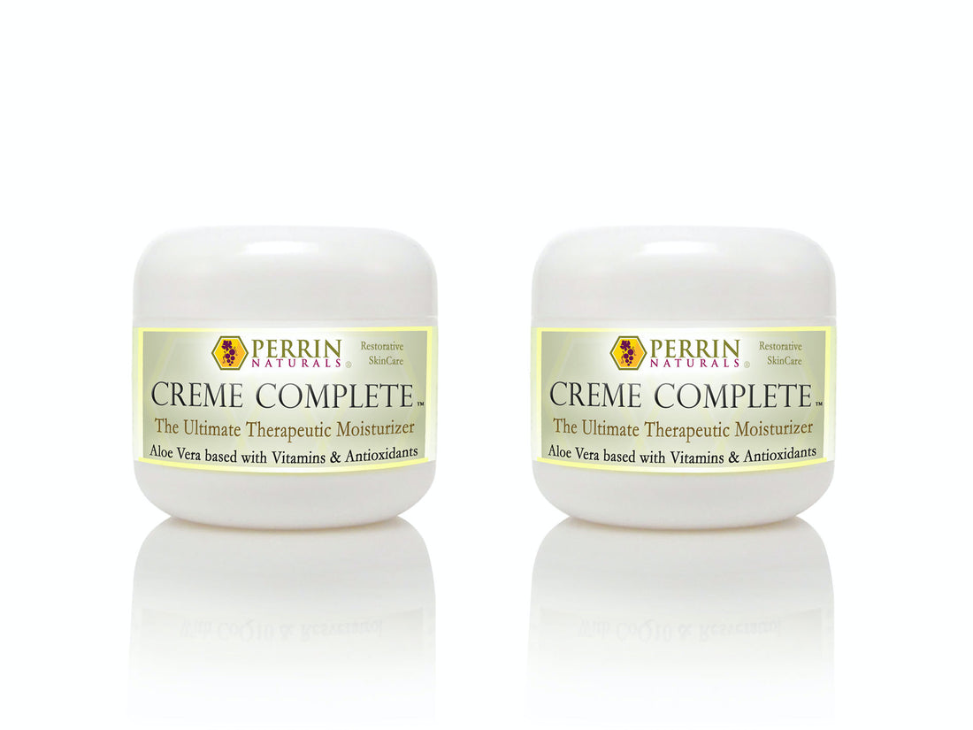 2 Pack Perrin Naturals Creme Complete 60g