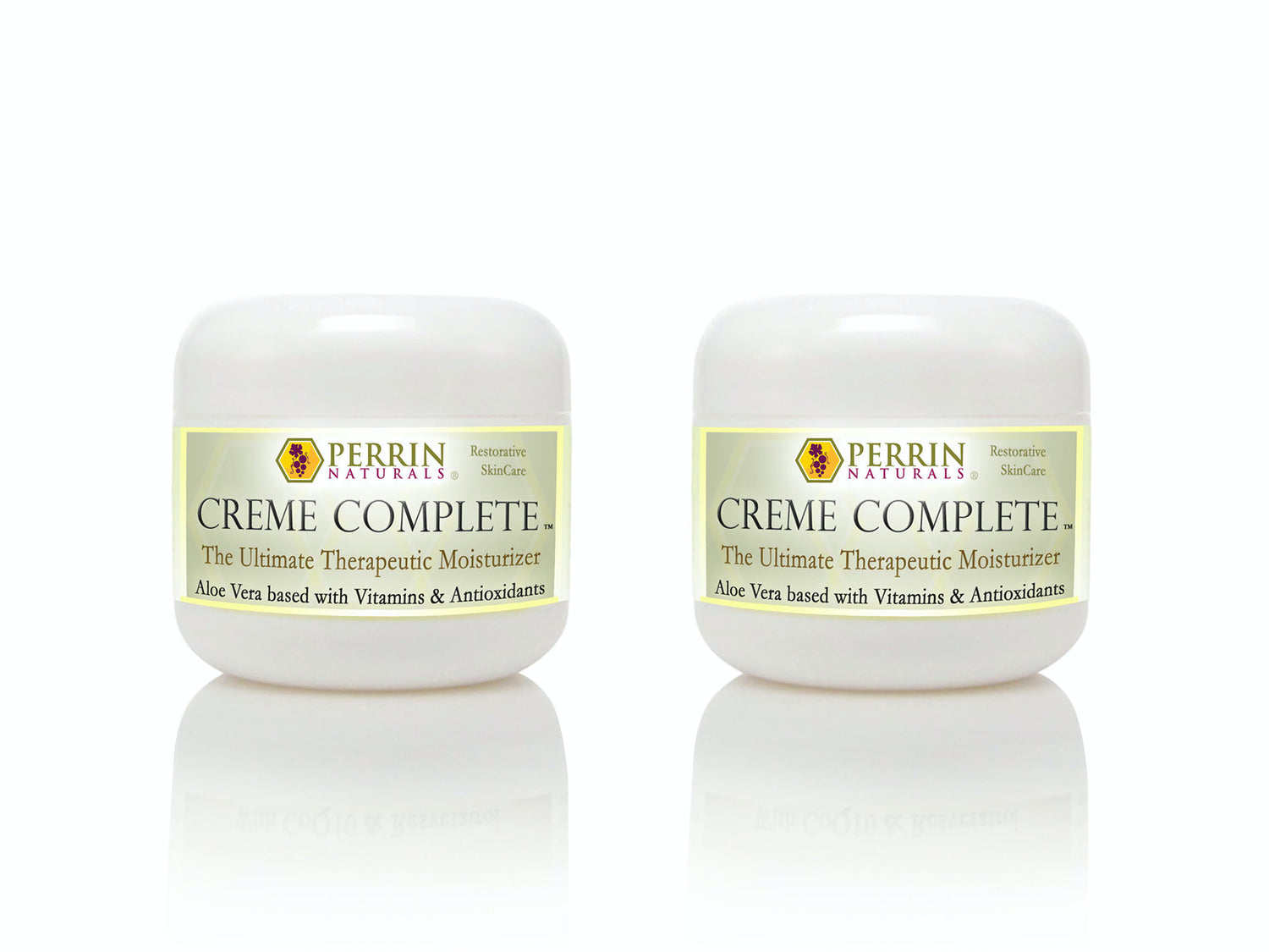 2 Pack Perrin Naturals Creme Complete 60g