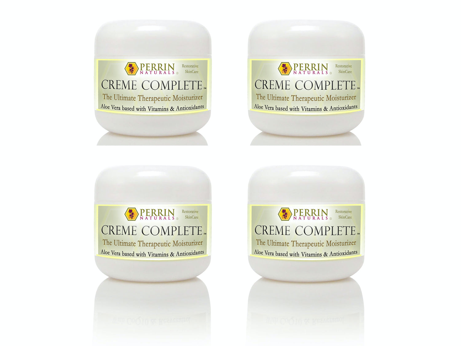 4 Pack Perrin Naturals Creme Complete