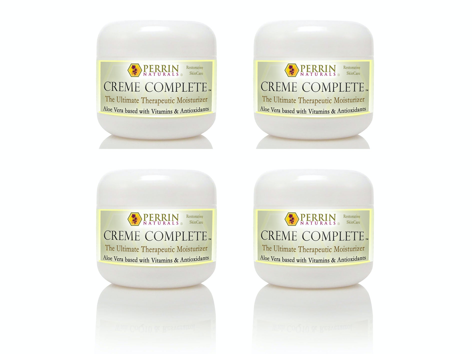 4 Pack Perrin Naturals Creme Complete