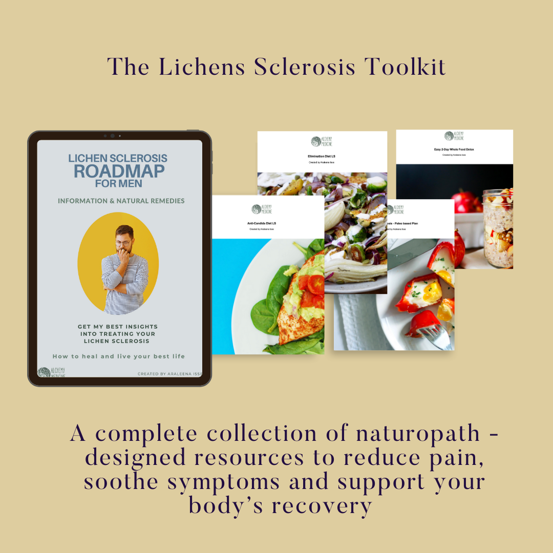 Lichen Sclerosis Toolkit For Men (roadmap + 3 meal plan)