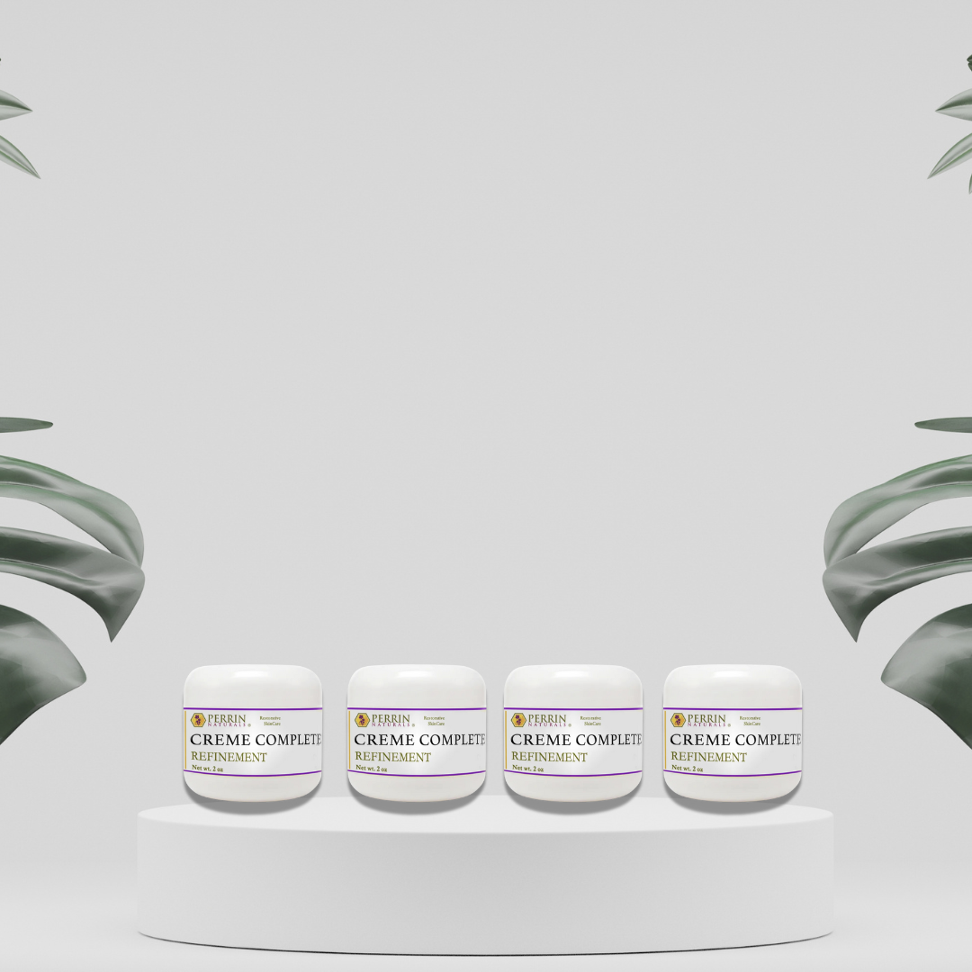 4 Pack Perrin Naturals Creme Complete Refinement 60g