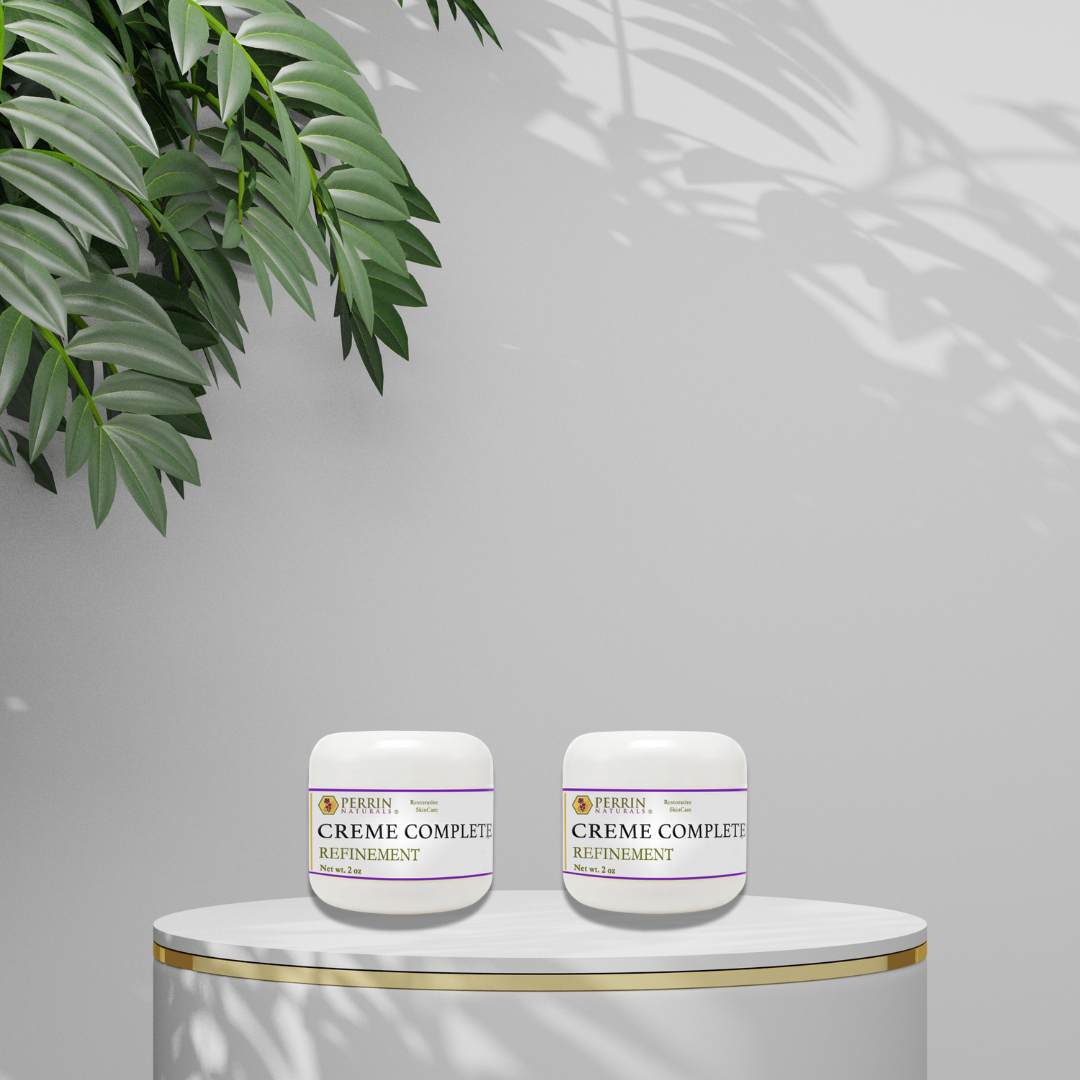 2 Pack Perrin Naturals Creme Complete Refinement 60g